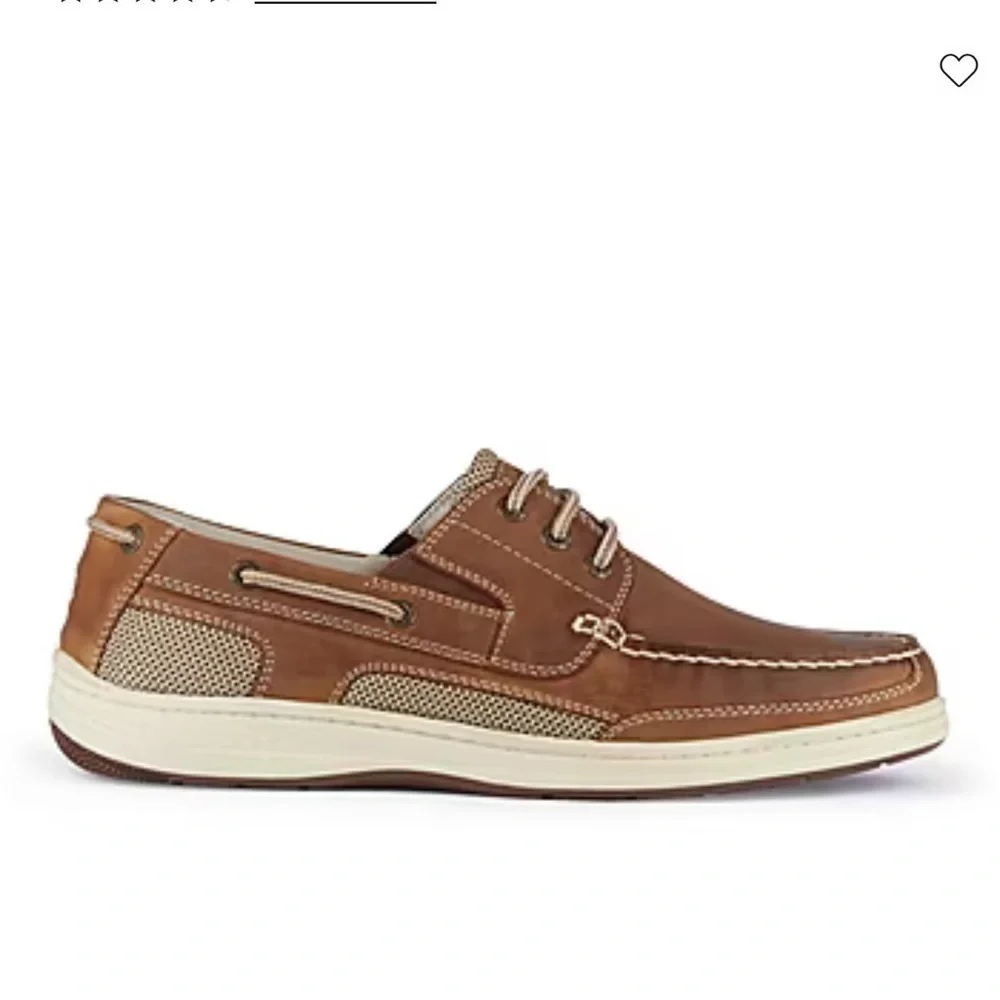 Dockers men’s BEACON  lace up 12 W boat shoe very good condition leather brown